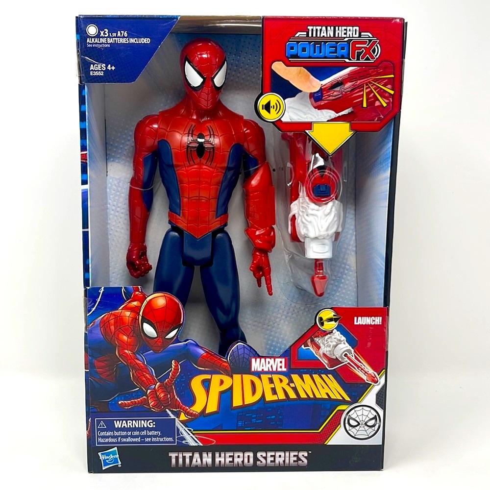 Marvel Spider-Man Titan Hero Power FX Figure With Launcher! NWT! In box!